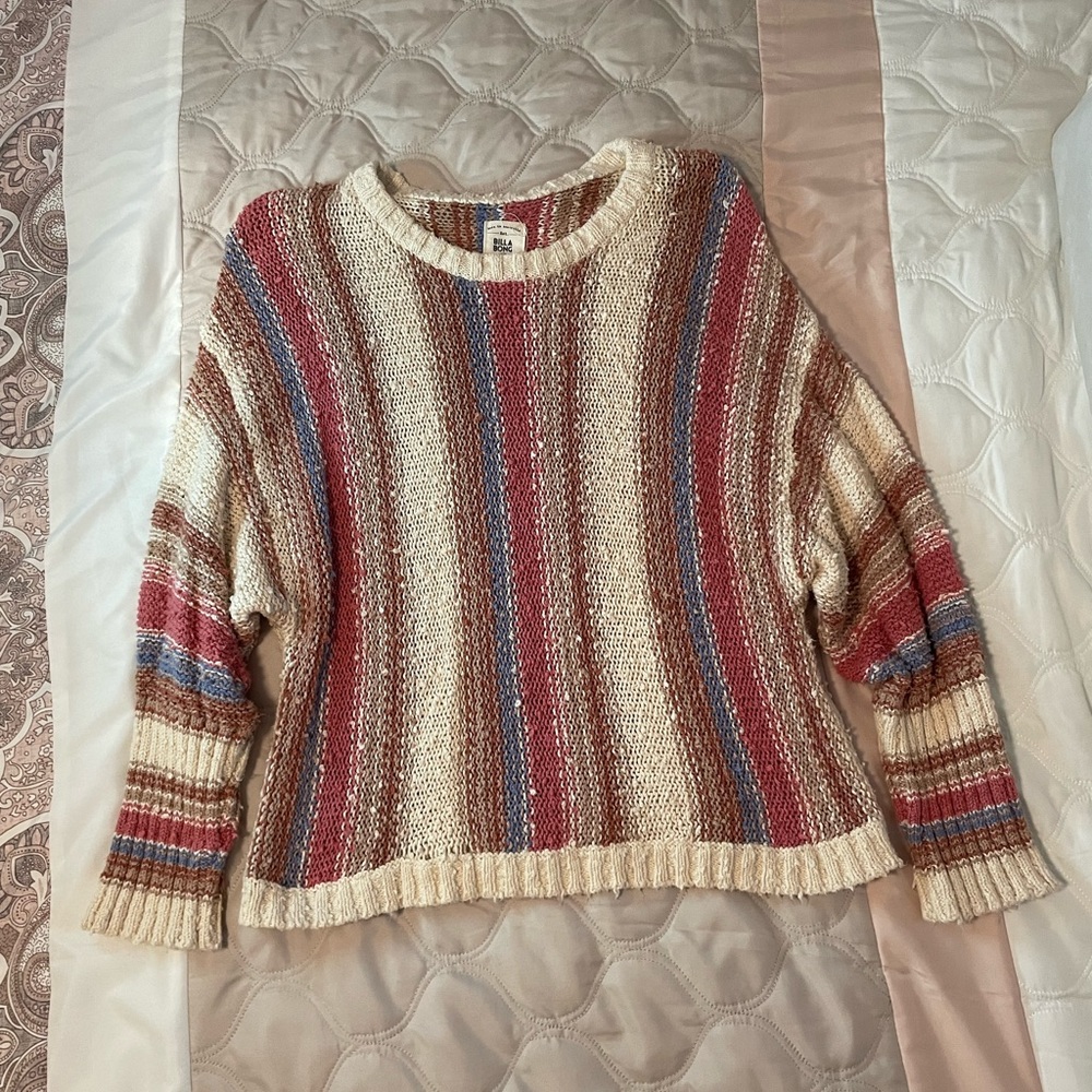 Billa Bong (Ron Jon Brand) oversized striped sweater.